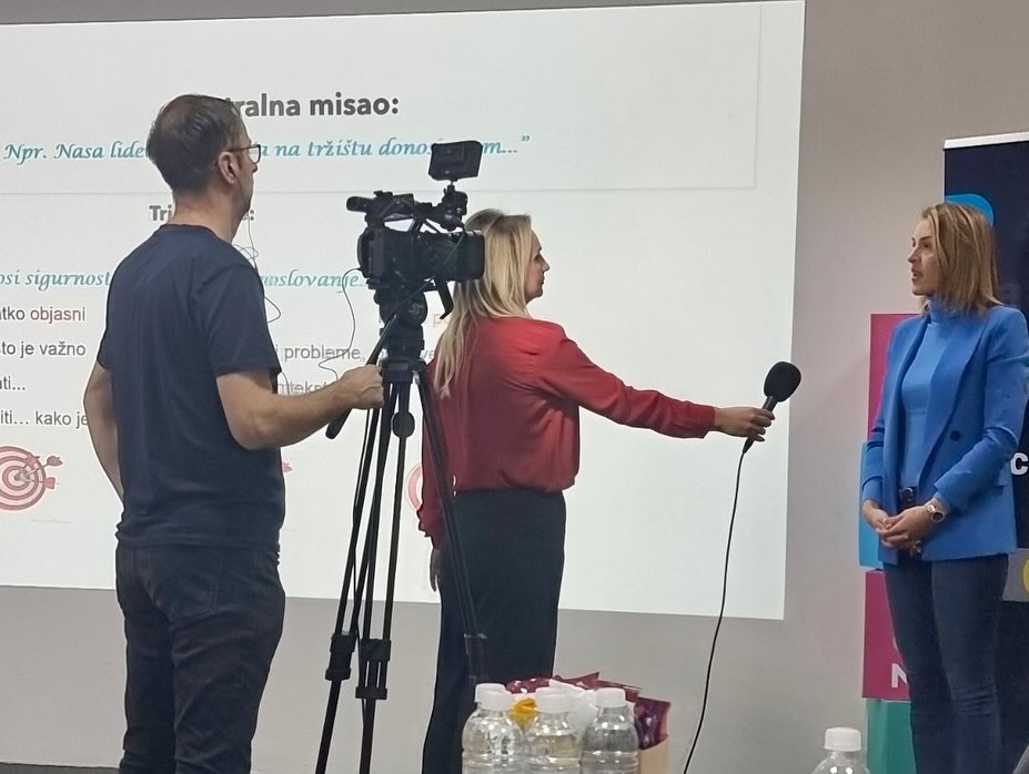 Trening uživo sa profesionalnom kamerom